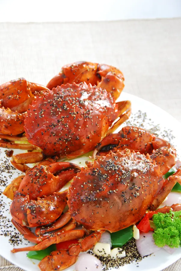 黑椒螃蟹 Black Pepper Crab — 粗茶食馆